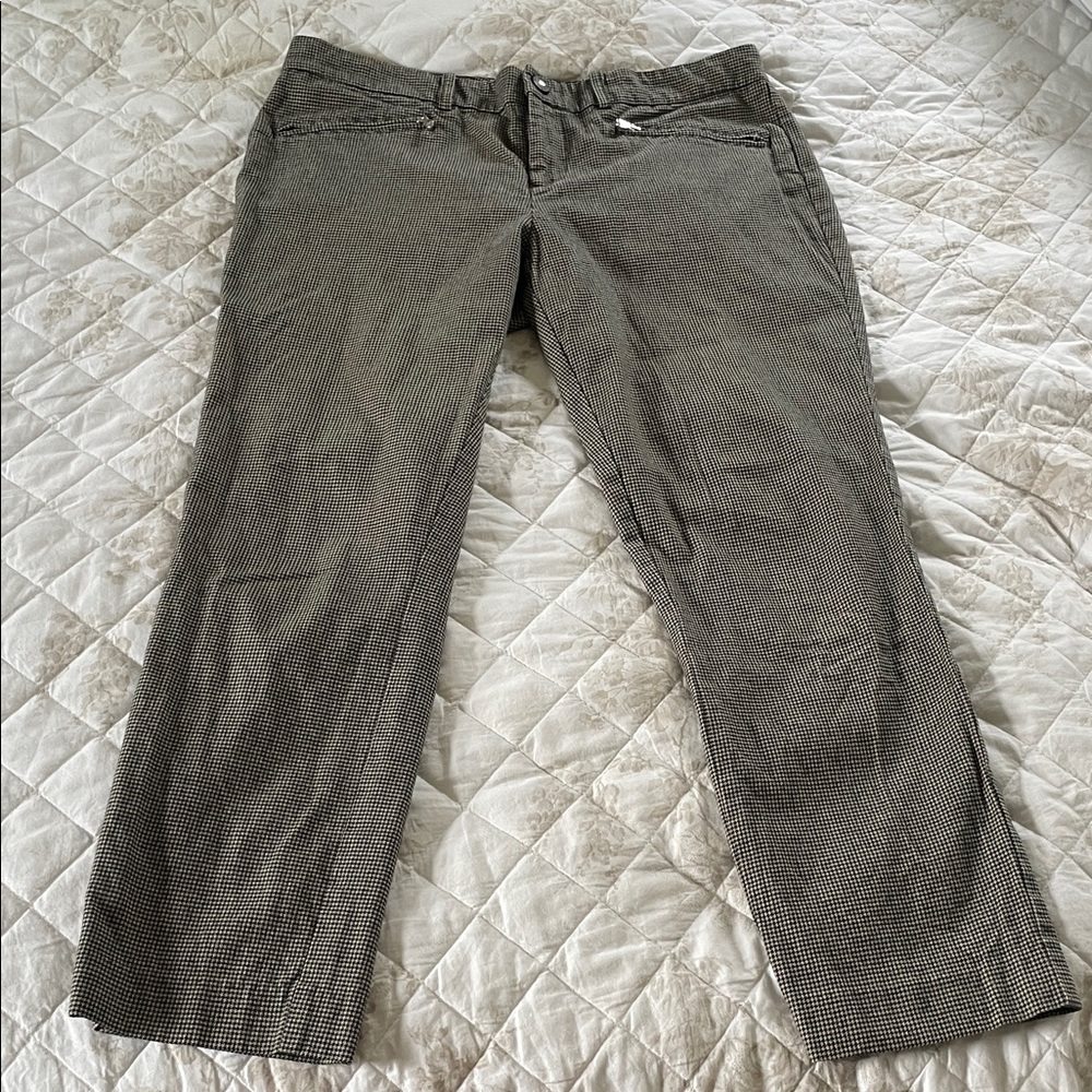 Lauren Ralph Lauren Petite Houndstooth Print Pants